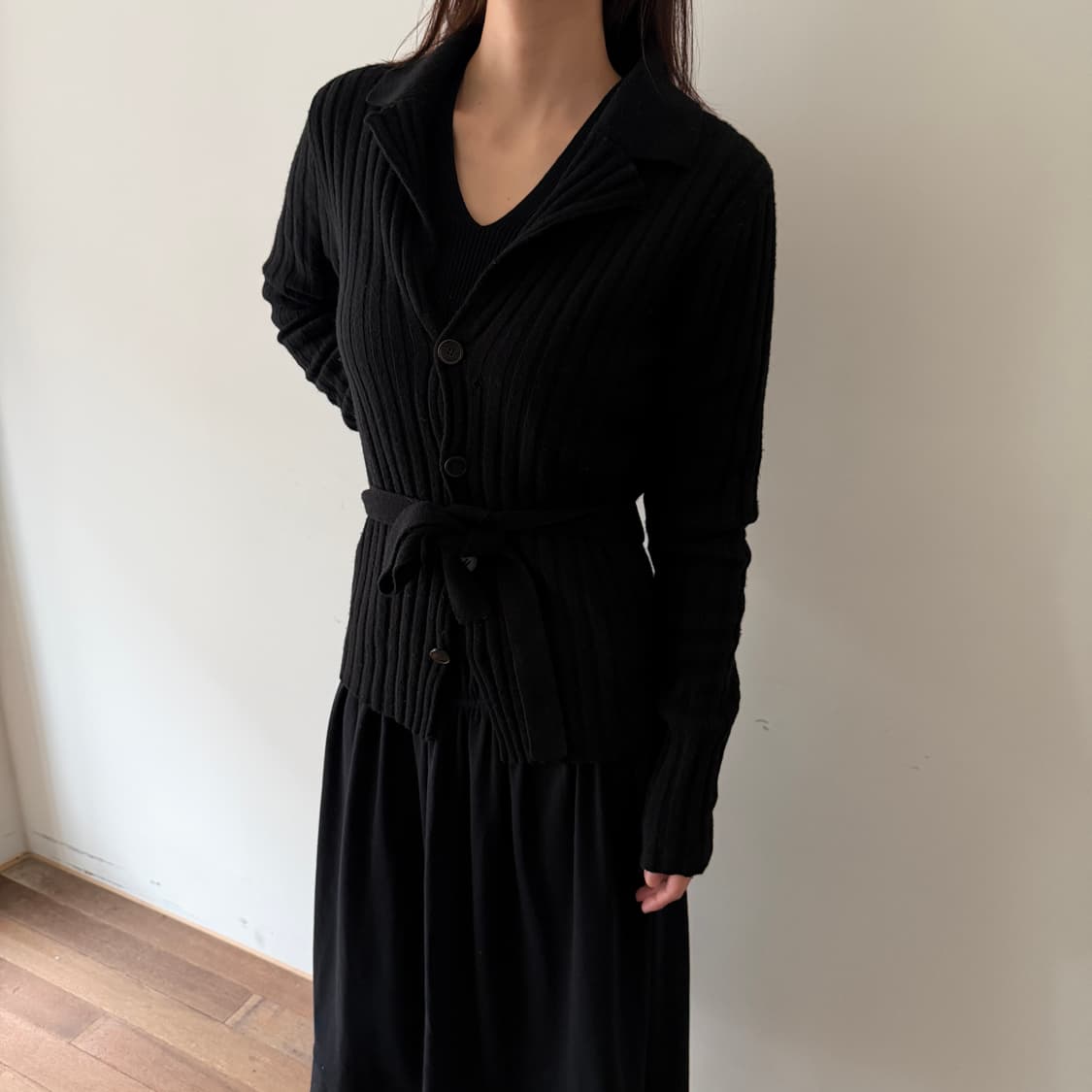 Driesvannoten 드리스반노튼 가디건 블랙 S 상품이미지2