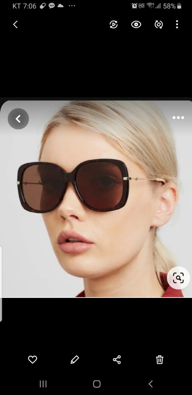 구찌 허니비브라운선글라스(새상품 풀구성) 상품이미지8