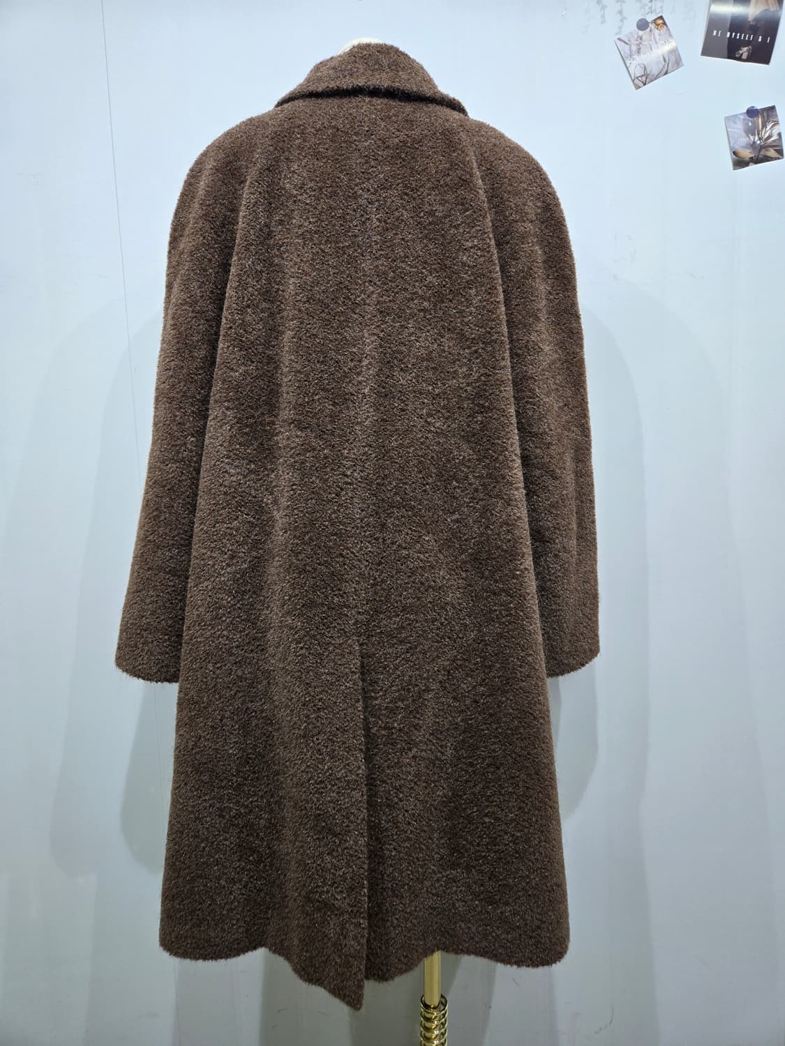 아이그너 브라운 털 코트 빈티지 스타일 상품이미지4