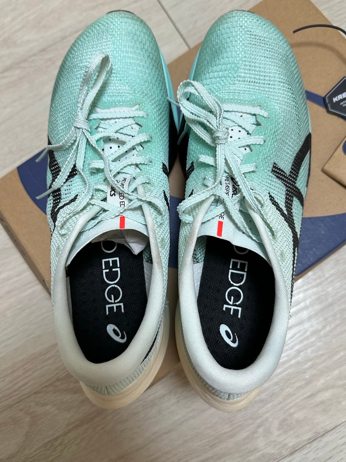 [270] 아식스 메타스피드 엣지 파리 일루미네이트 민트 블랙 상품이미지3