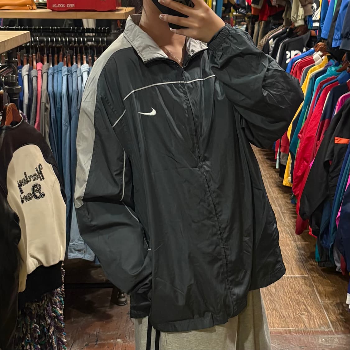 [HI] nike 바람막이 그레이 상품이미지3