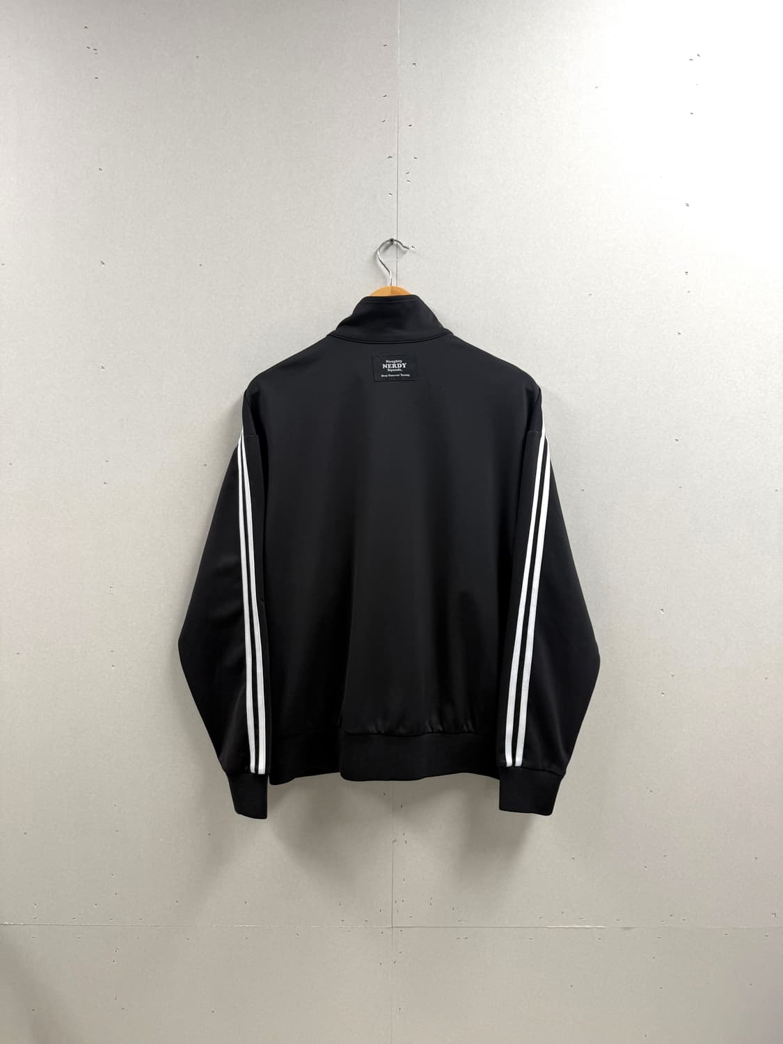 남성 S 오버핏 / 널디 블랙 져지 트랙탑 상품이미지5