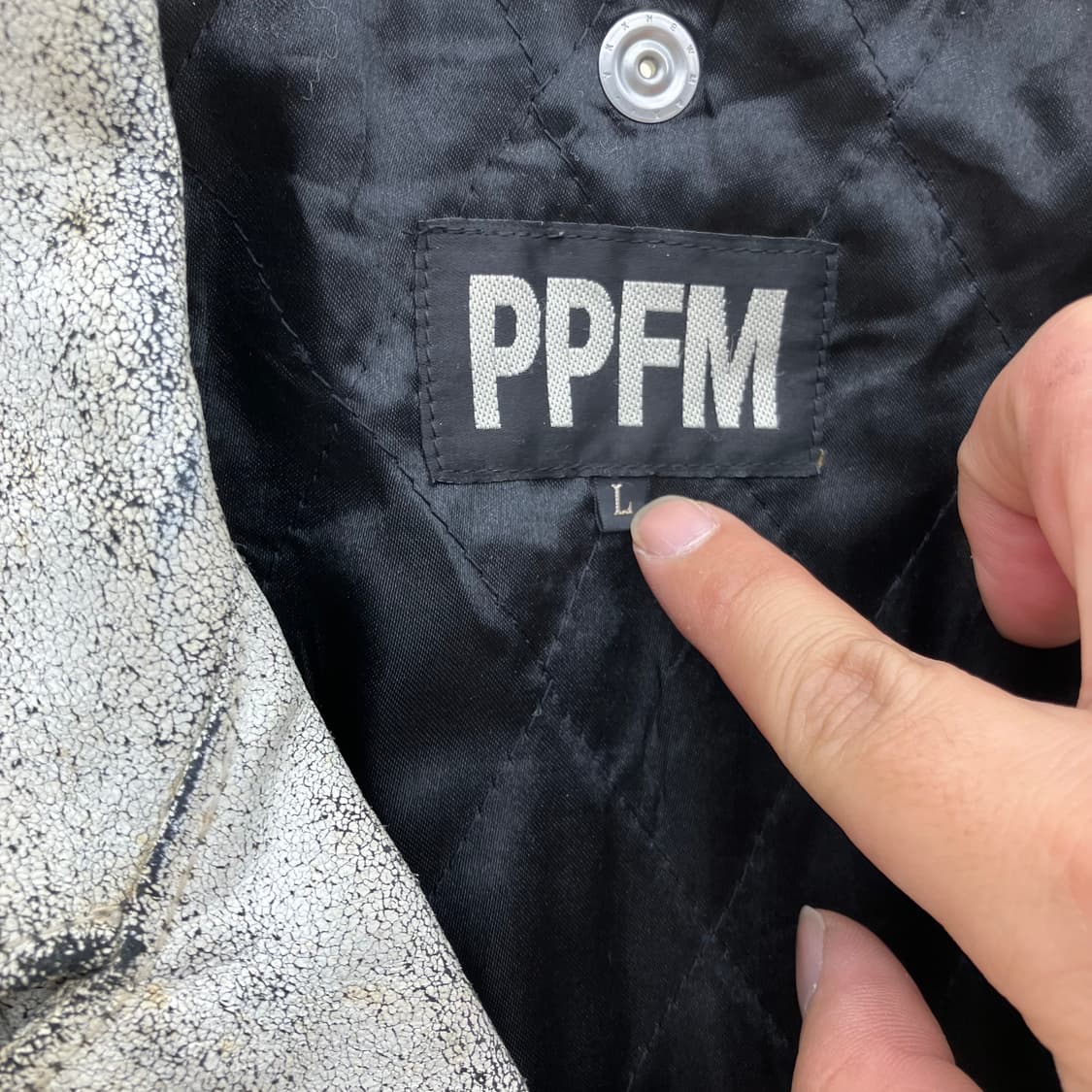 PPFM 레더 라이더 자켓 L 상품이미지5