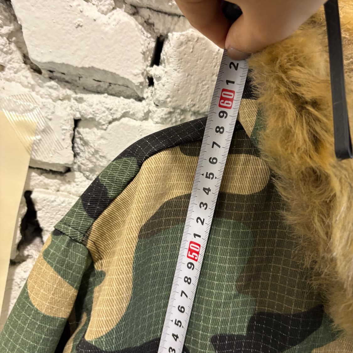 카모 밀리터리 후드 퍼 자켓 상품이미지6