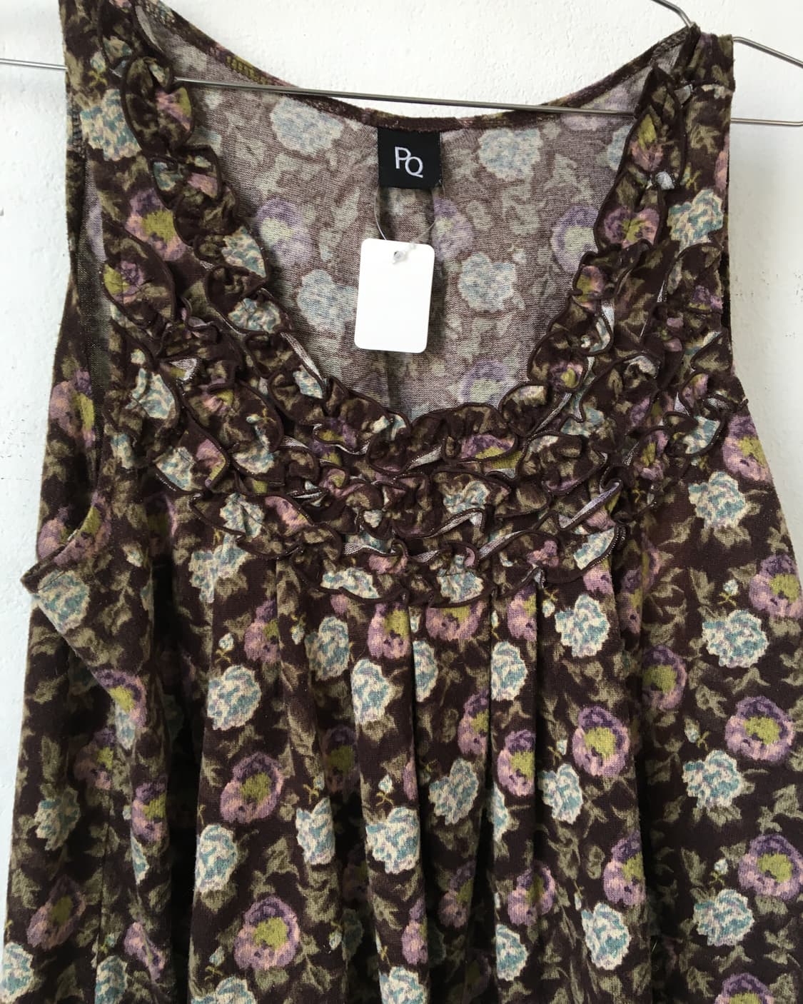 Flower pattern sleeveless onepiece 상품이미지4