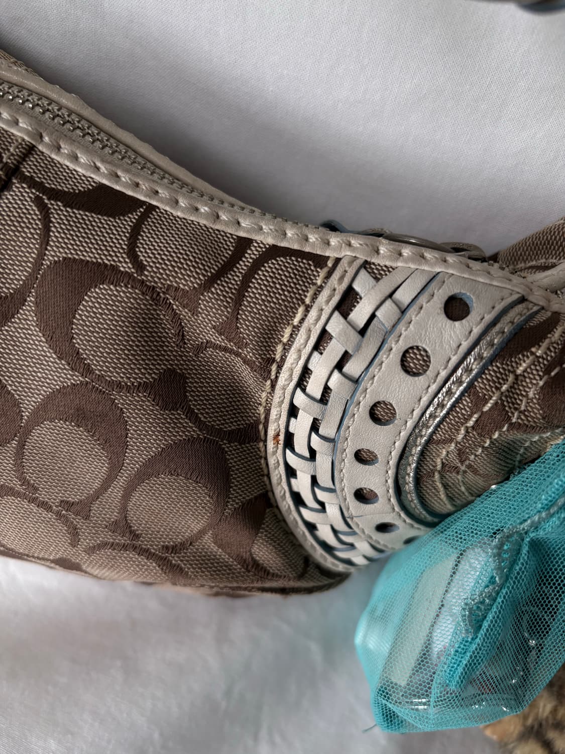Coach ivory pattern shoulder bag 상품이미지7