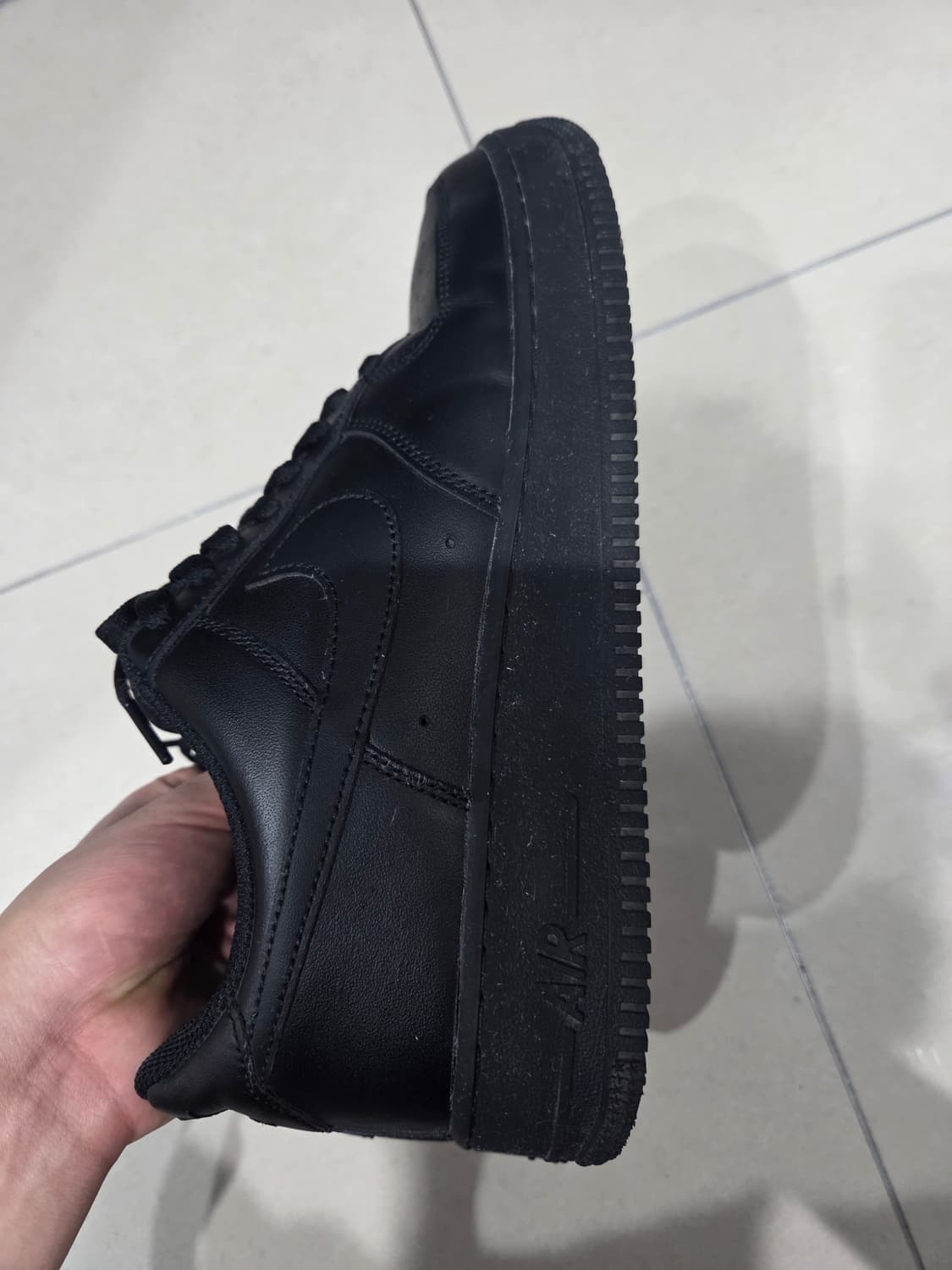 나이키 에어포스 1 07 로우 트리플블랙 280 CW2288-001 올검 상품이미지5