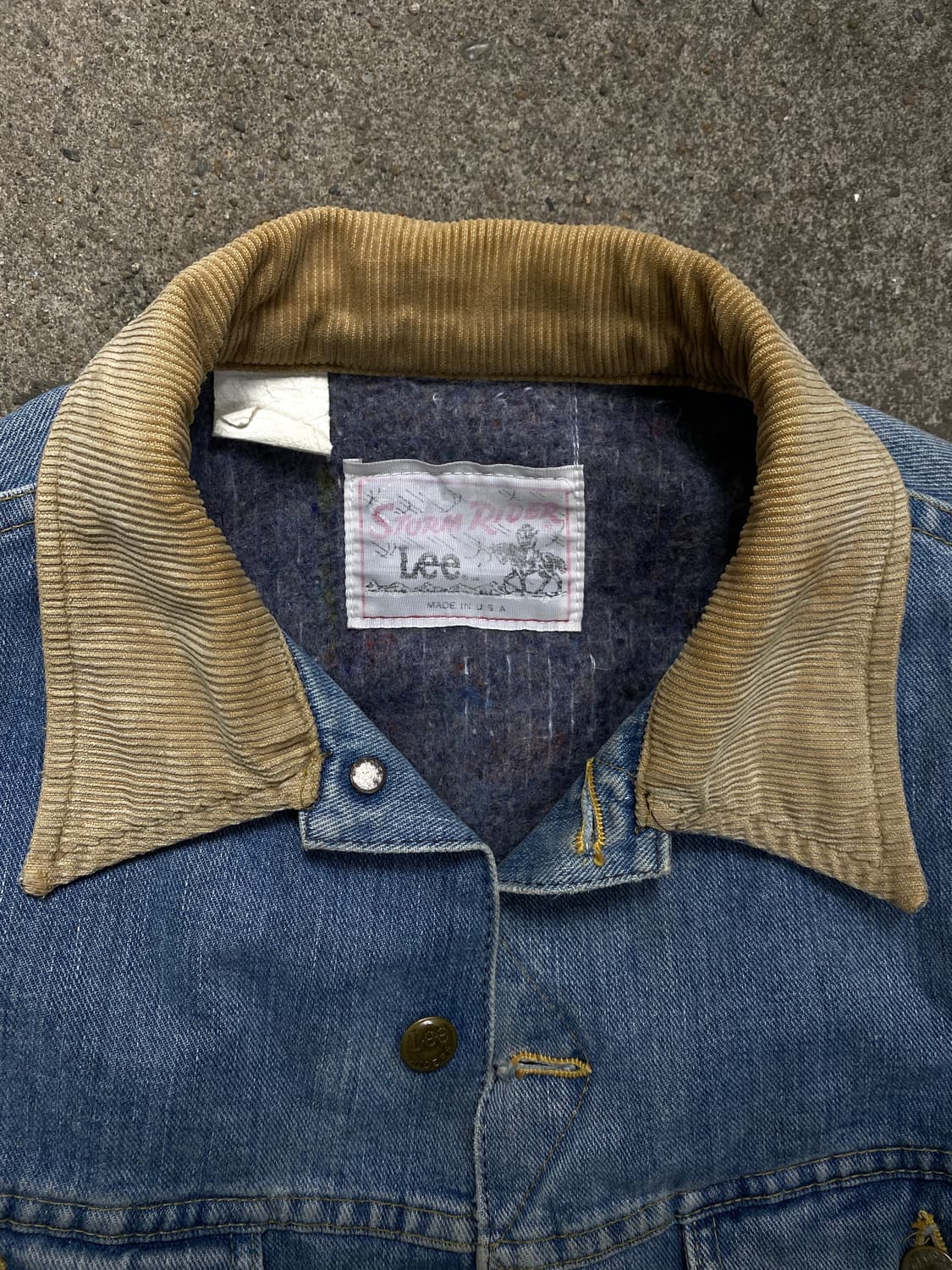 80s USA made 리 청자켓 스톰라이더 101j  상품이미지3