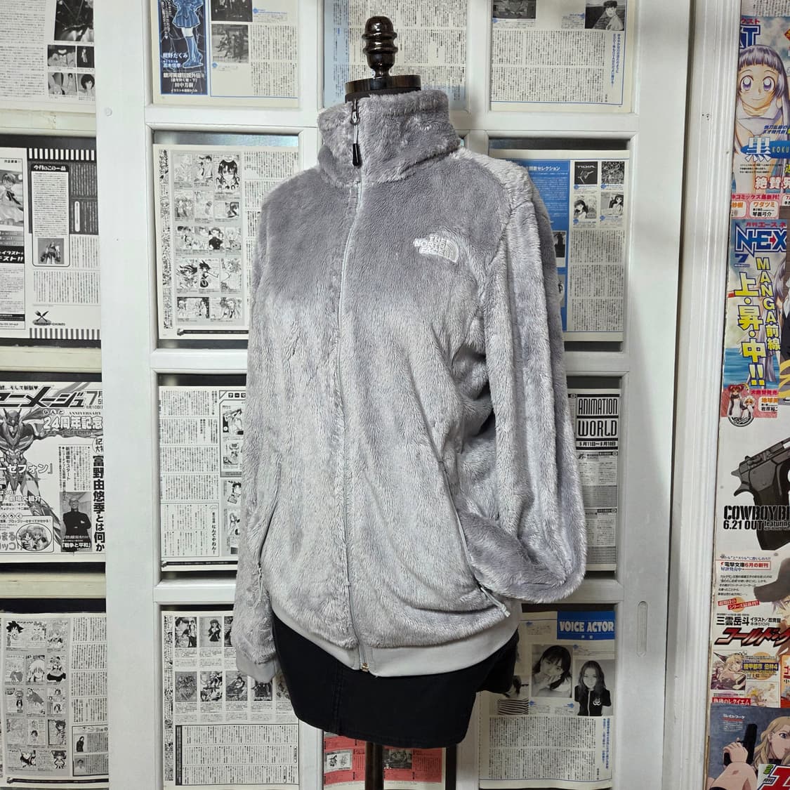 노스페이스 실버 그레이 플리스 집업 상품이미지2