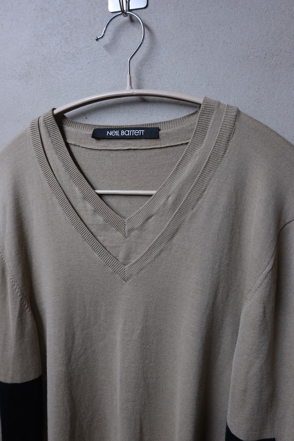 Neil barrett 더블 브이넥 니트 S 상품이미지1