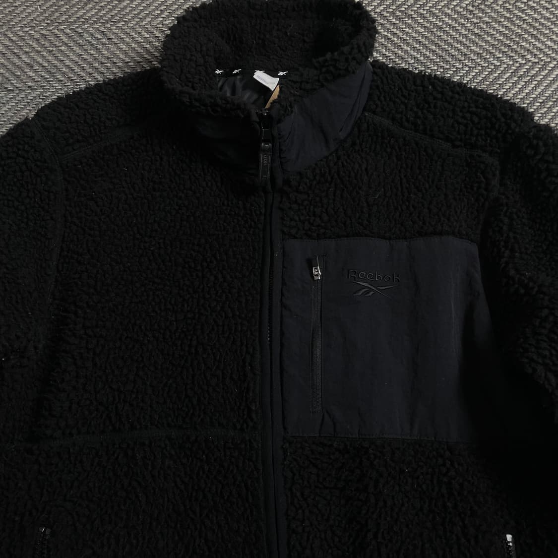 00s 리복 쉐르파 플리스 자켓 블랙y 4657 상품이미지5