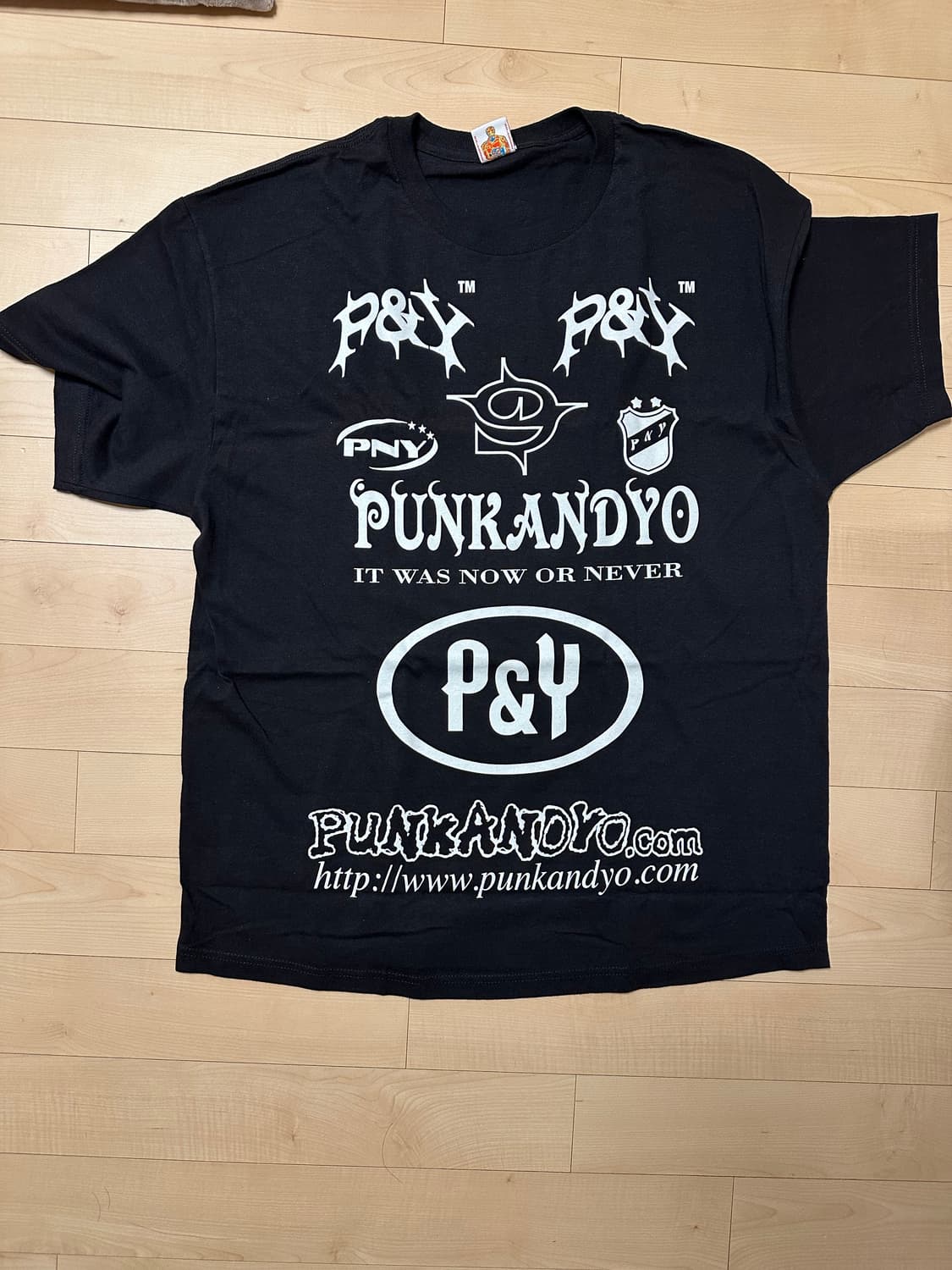 펑크앤요 punkandyo (Glow in the dark) 티셔츠 XL 상품이미지1