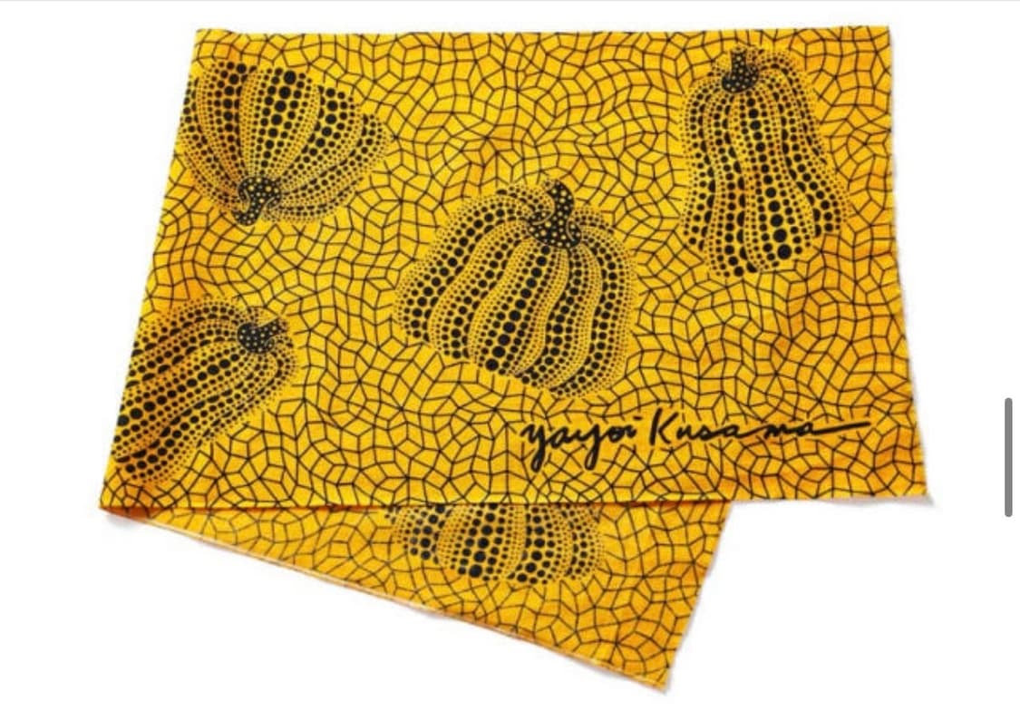 Moma 야요이 쿠사마 호박 스카프 옐로우 상품이미지2
