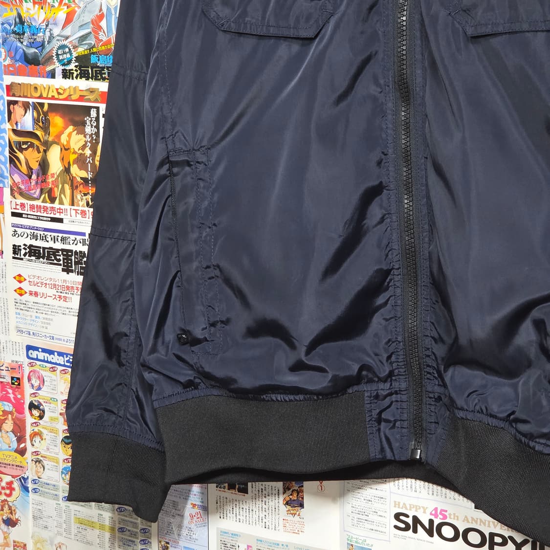 JPN 알렉스 로간 네이비 바람막이 집업 자켓 상품이미지4