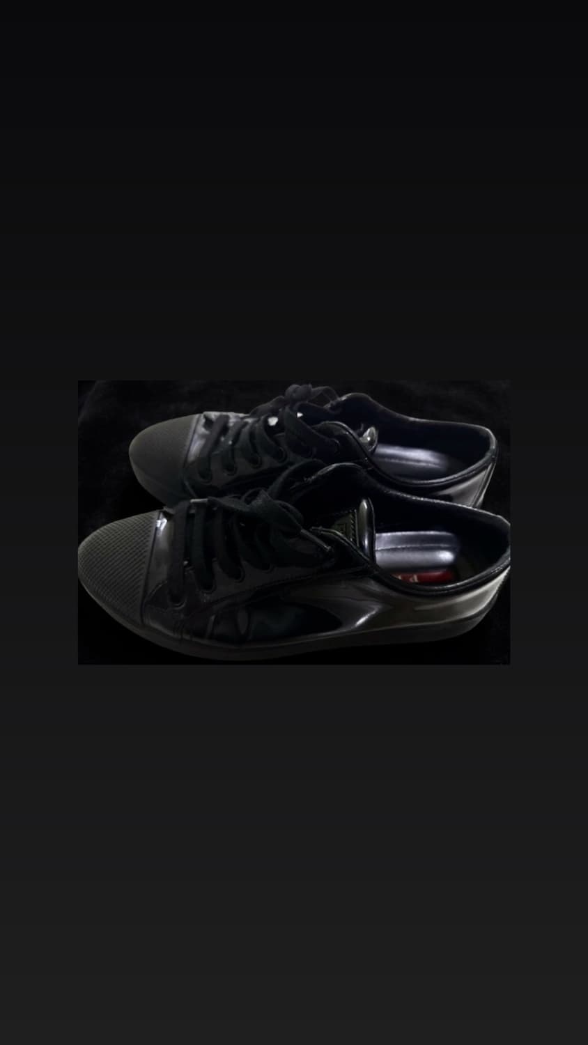 프라다스포츠 블랙 단화 슈즈 245 상품이미지1