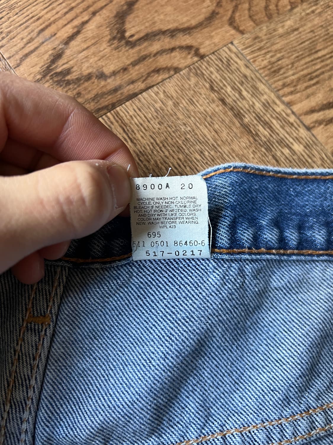 [40]00s 리바이스 517 USA Made 빈티지워싱 플레어진 F25 상품이미지6