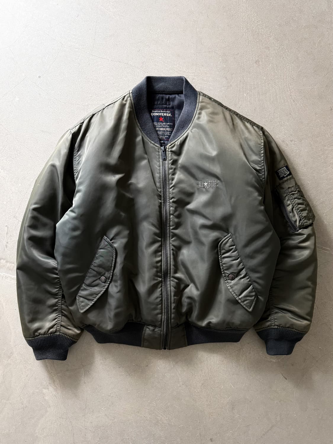 Vintage Converse MA-1 Bomber Jacket 상품이미지1