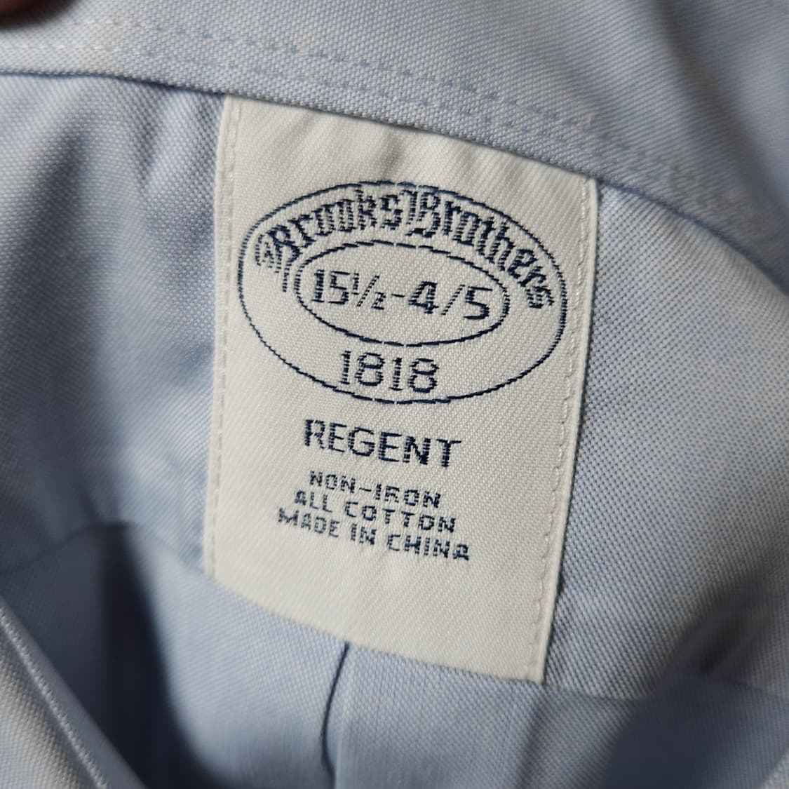 15 1/2 ) 브룩스 브라더스 Regent 슬림핏 셔츠 스카이 블루 상품이미지3