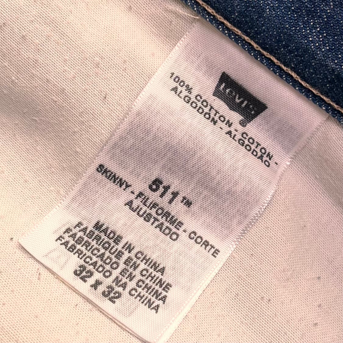 리바이스 511 데님팬츠 32x 32 상품이미지5