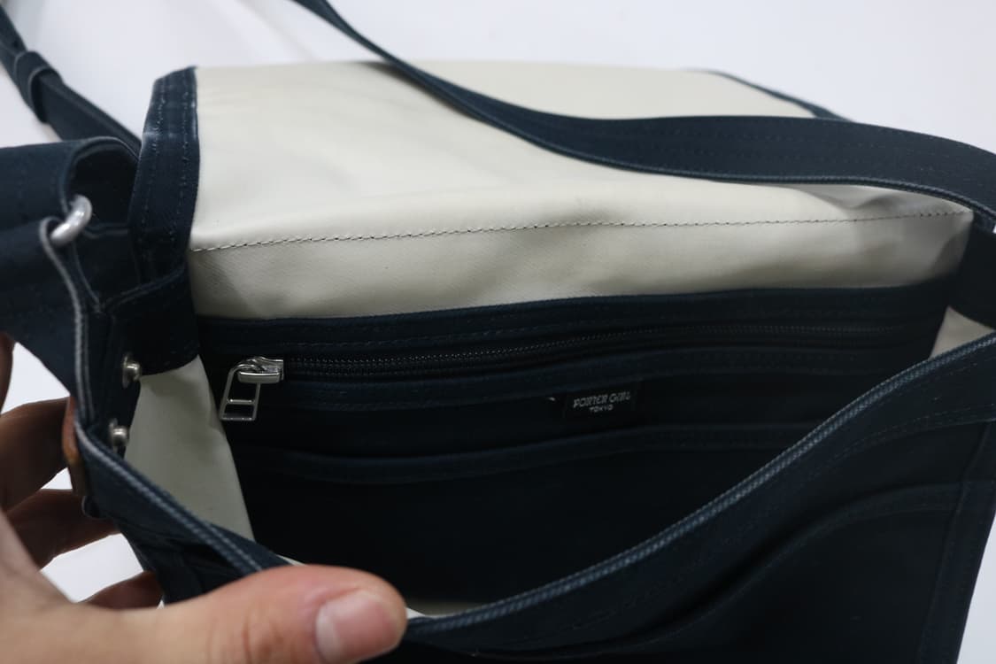 PORTER 포터 가죽 트리밍 네이비 캔버스 메신저백 상품이미지8