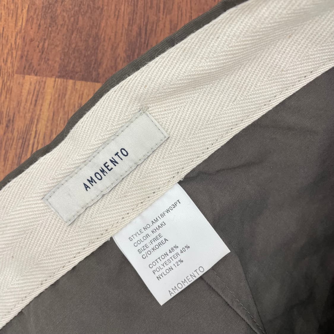 아모멘토 퍼티그 팬츠 상품이미지4