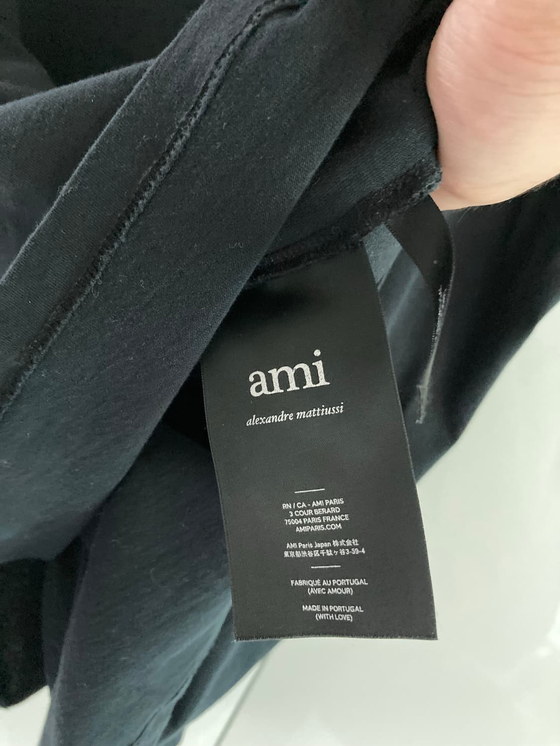 아미(AMI) / 스마일리 로고 티셔츠 / L 상품이미지6