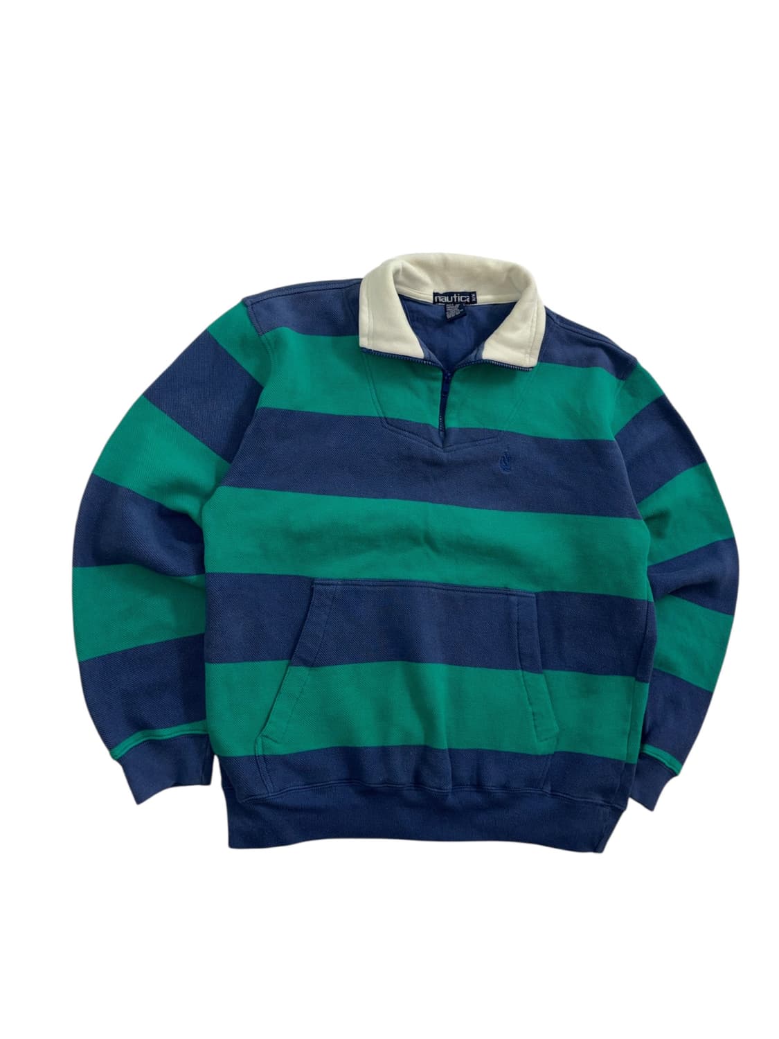 빈티지 Nautica 노티카 반집업 스웻셔츠 니트 맨투맨 상품이미지5