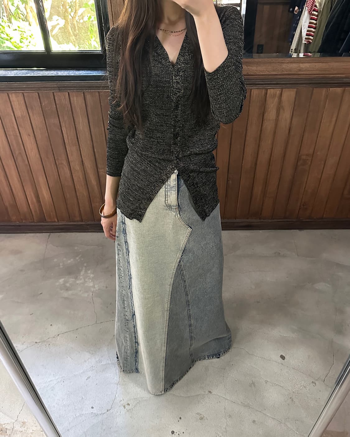 MM6 MAISON MARGIELA denim skirt 상품이미지3