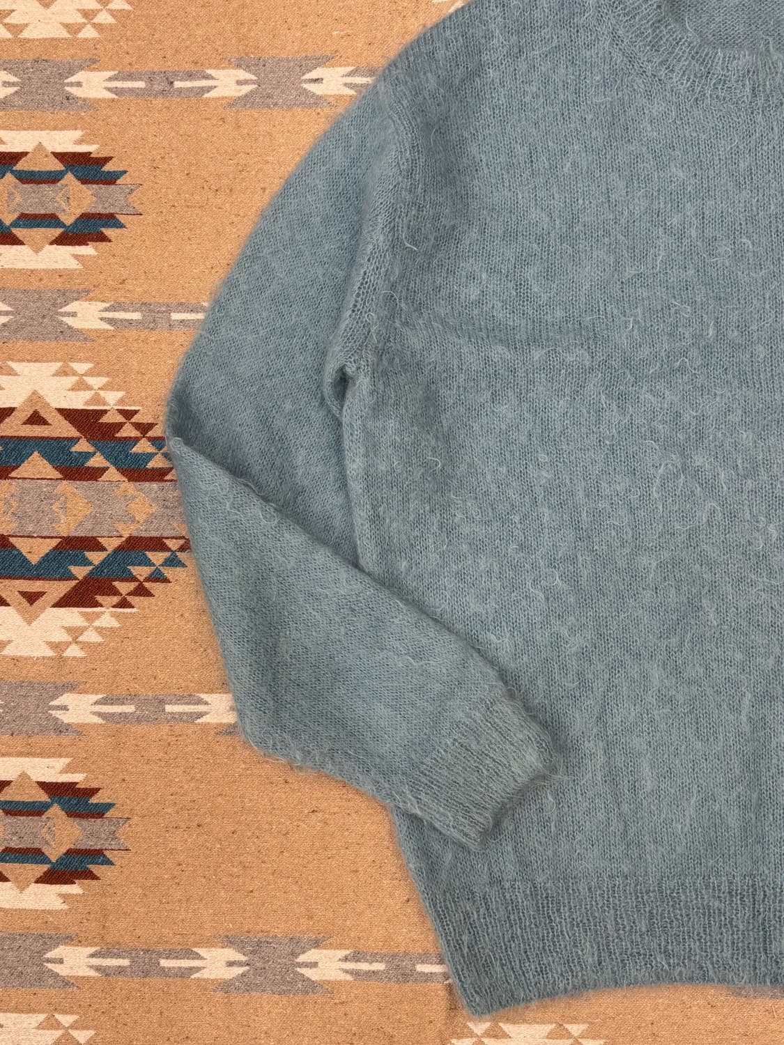 [4][XL] 오라리 슈퍼 키드 모헤어 니트 민트  상품이미지3