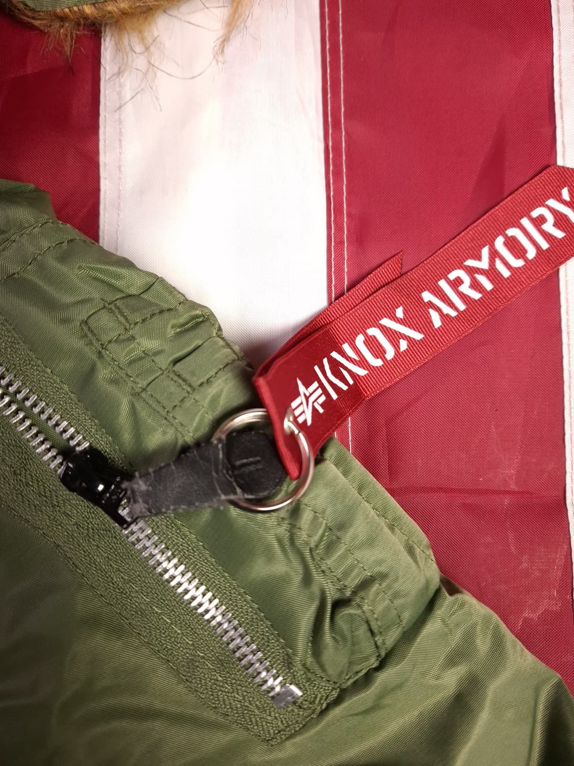 새제품급 KNOX 알파사 N-3B 항공자켓 상품이미지5