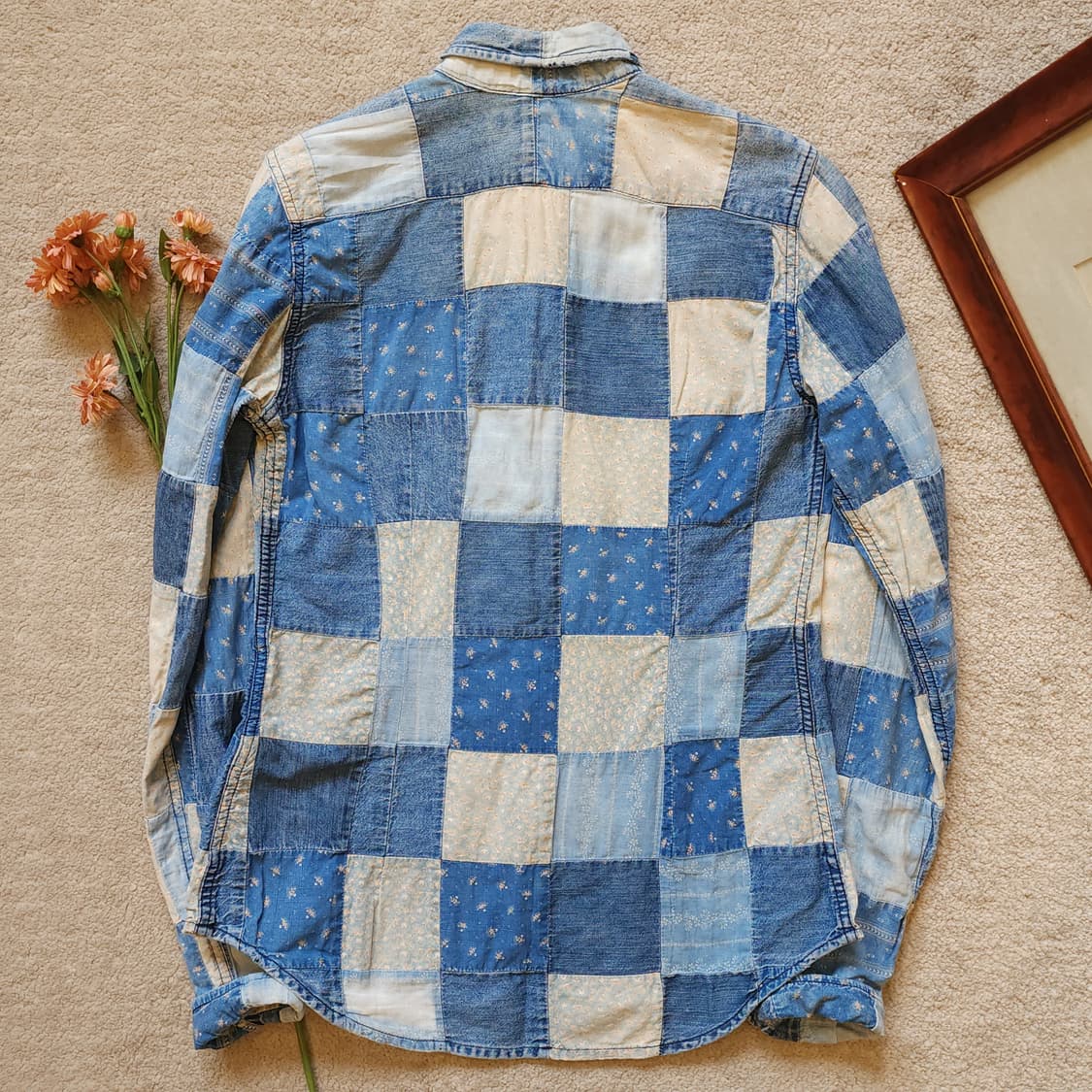 폴로 랄프로렌 여성용 플라워 컨트리 패치워크 셔츠 6 상품이미지2