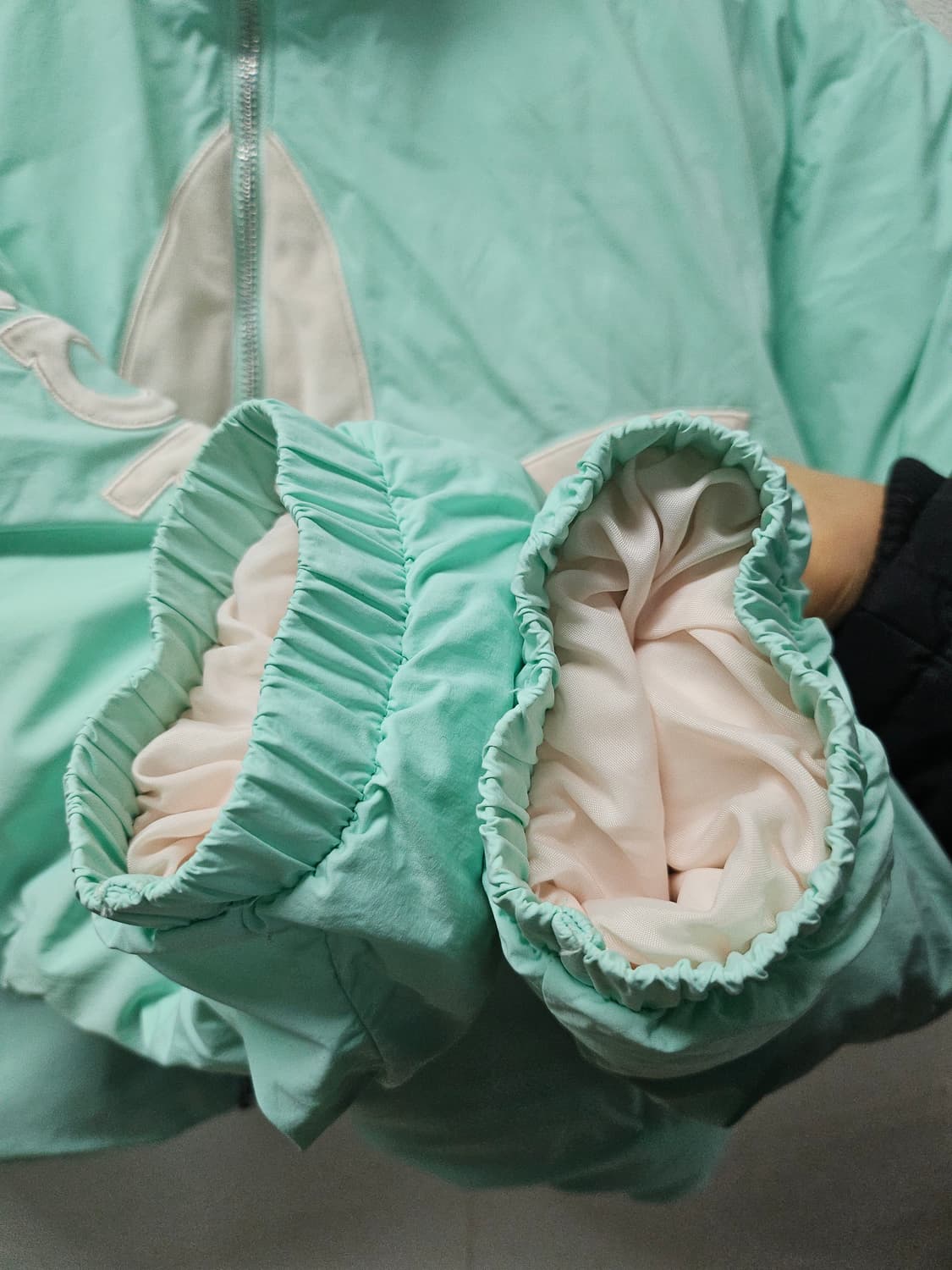 아디다스 민트 아디컬러 빅 로고 재킷 XS 상품이미지3