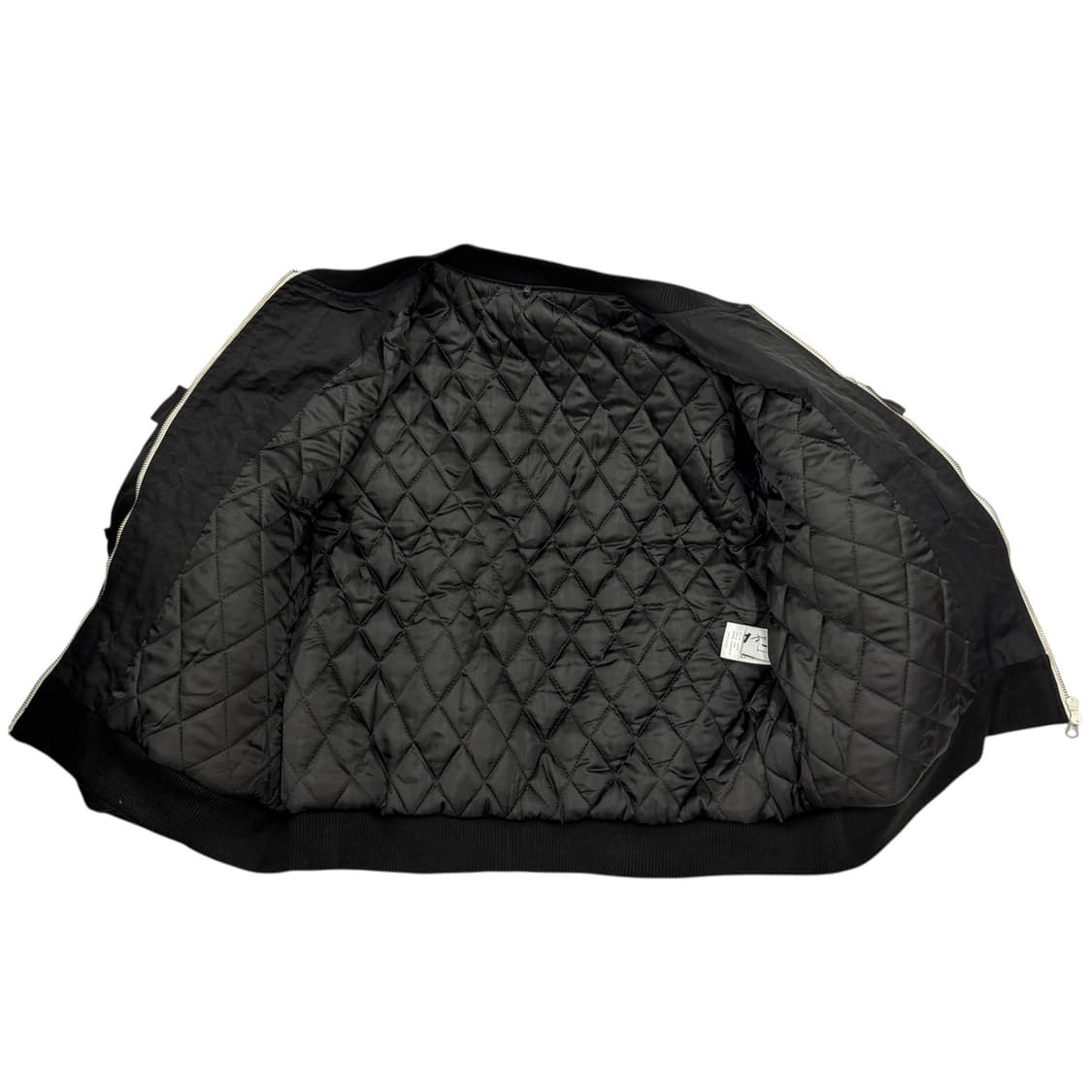 르아위 고양이 캣 항공 봄버 자켓 블랙 상품이미지4