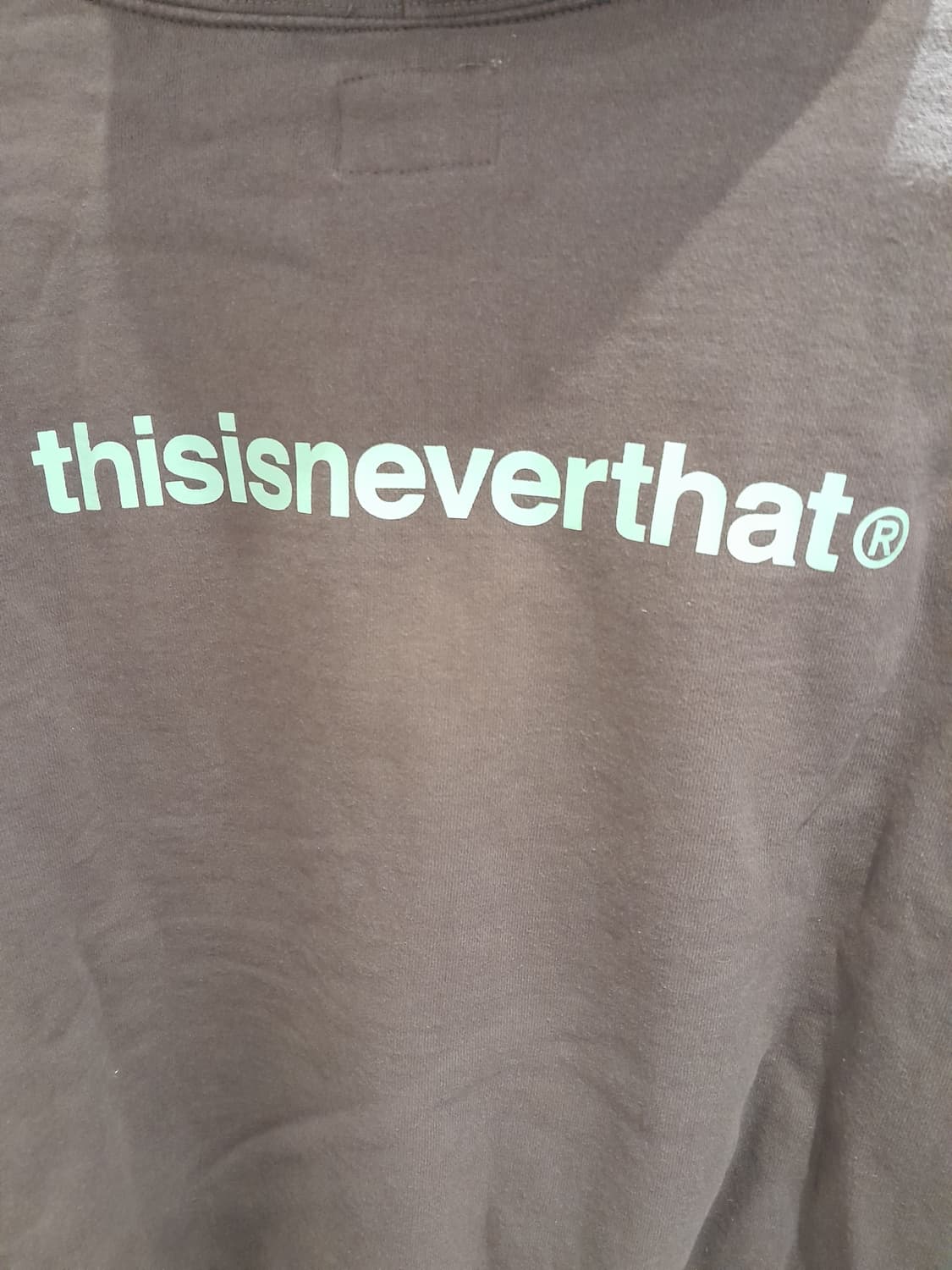 💥디스이즈네버댓 기모후드 브라운 (S)      상품이미지8