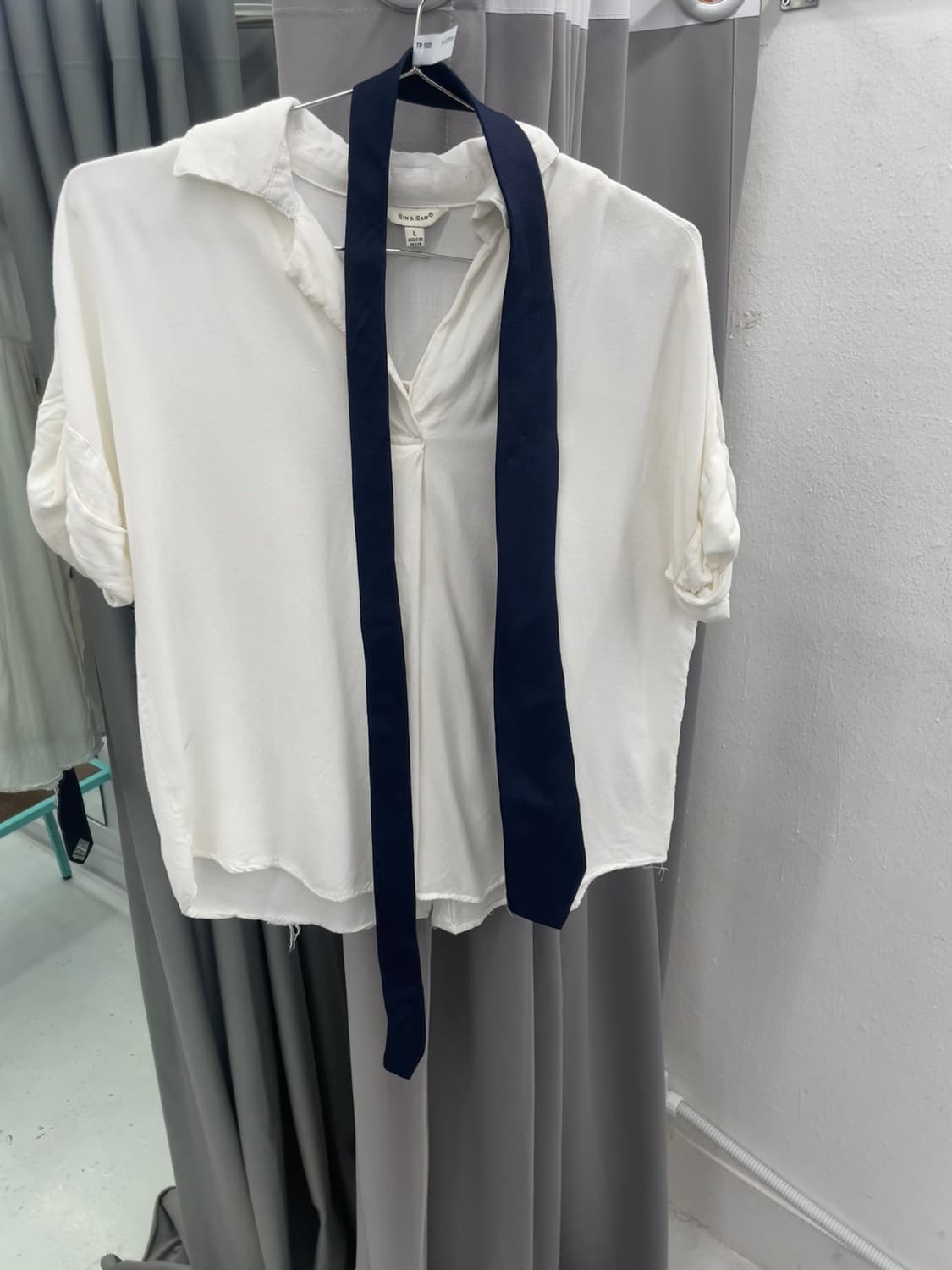 네이비 슬림타이 상품이미지2