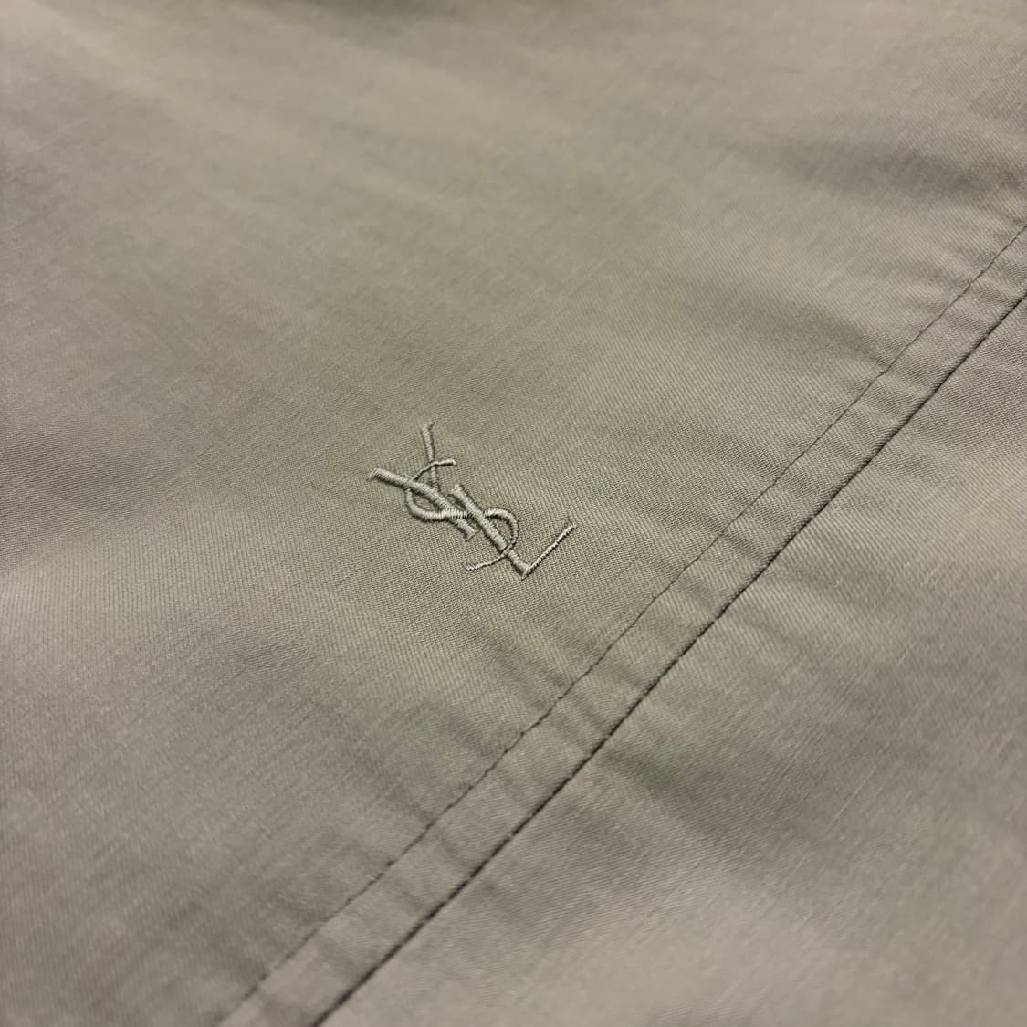 [L] 입생로랑 폴리 카키색 봄버 자켓 C12 상품이미지4