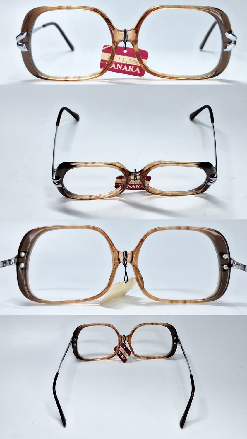 80s 이탈리아제 빈티지 데드스톡/HOYA 0145 안경테 54mm 호야 상품이미지2