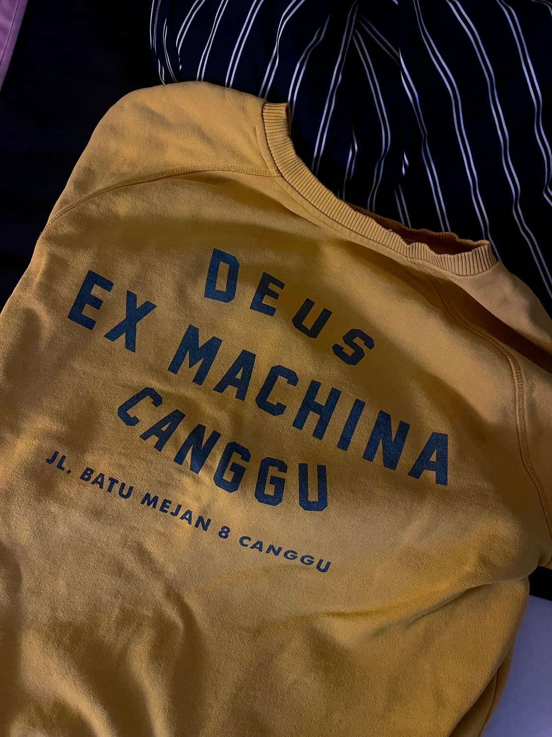 (L) 데우스 옐로우 맨투맨 상품이미지3