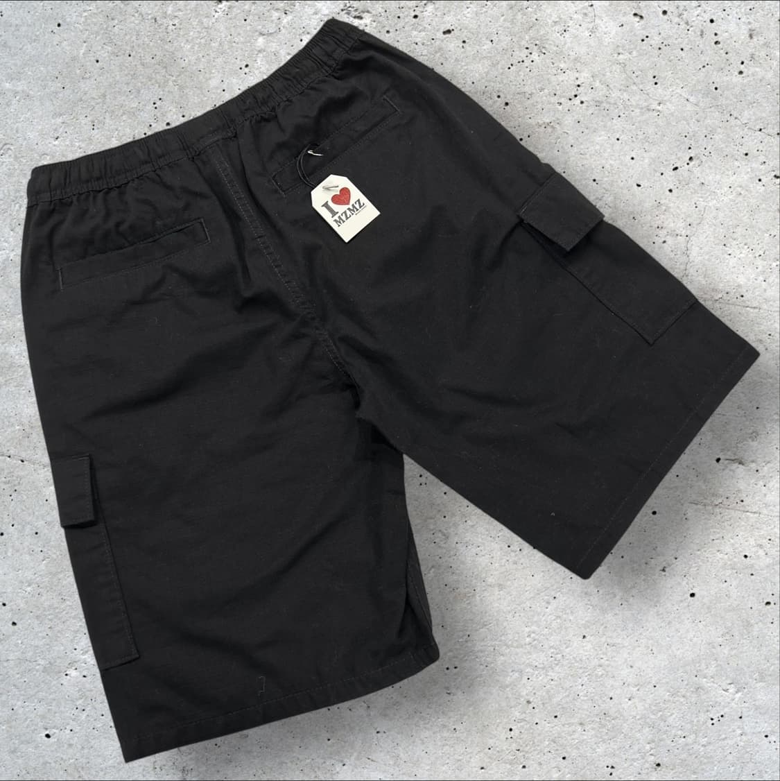 [S] 반스 블랙 카고 반바지 상품이미지2