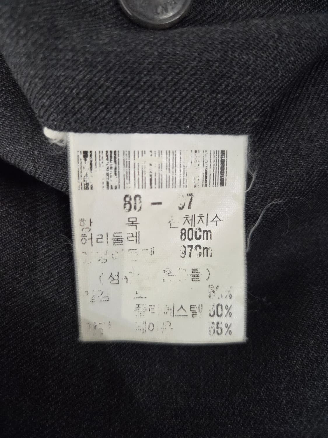 YSL 입생로랑 옴므 원턱 울 블렌드 슬랙스 상품이미지9