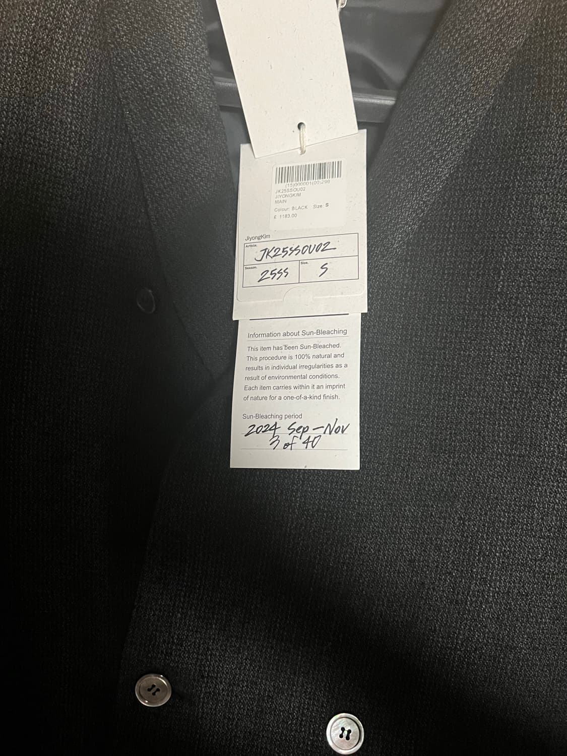 jiyongkim tailored jacket 상품이미지3