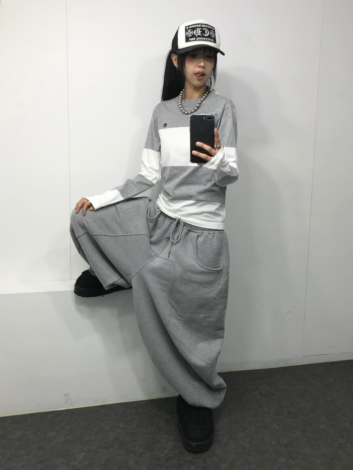 Baby Milo Grey Stripe L/S 상품이미지8