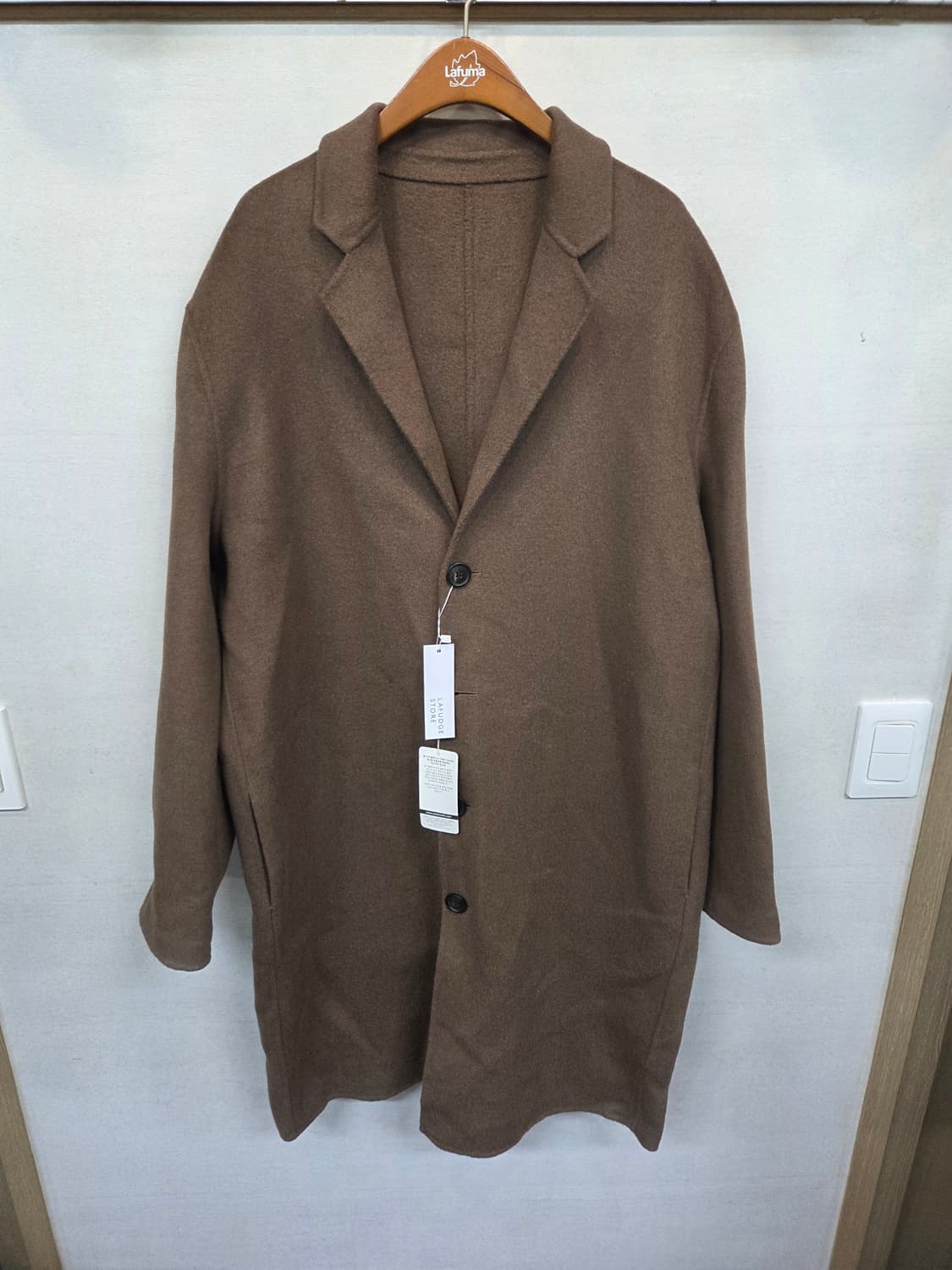 라퍼지스토어 울 리치 블렌드 핸드메이드 코트 xl 상품이미지1