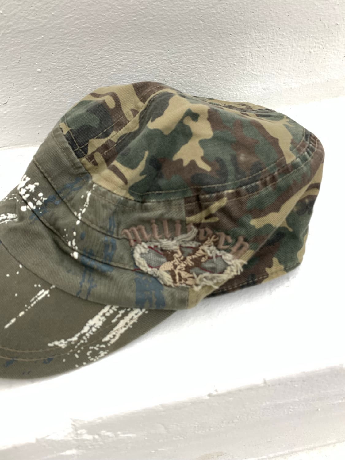 Y2K camo paint cap  상품이미지2