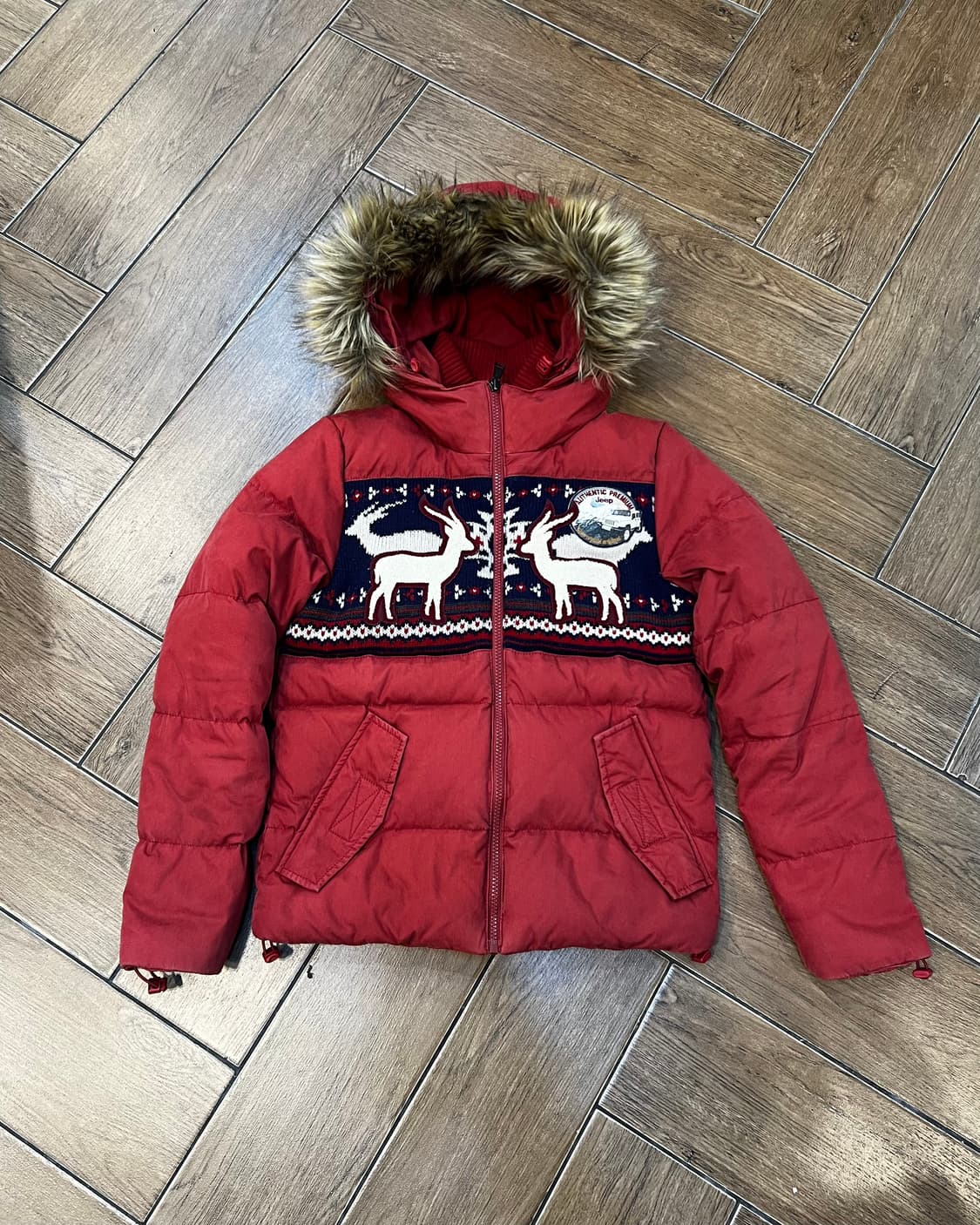 J 지프 사슴 패딩 코디 J 상품이미지4