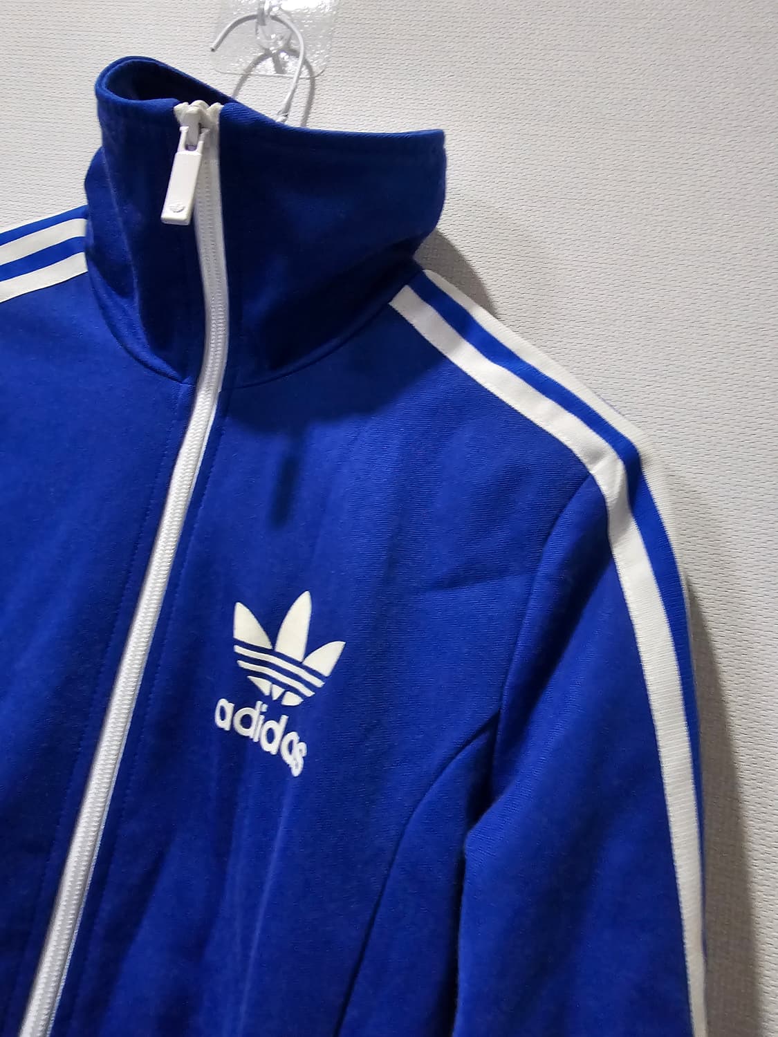 아디다스 블루 파랑 여자 트랙탑 져지집업 85/XS 상품이미지2