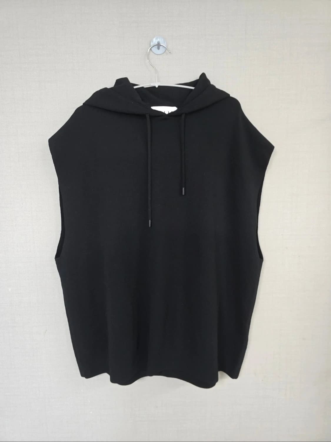 솔리드옴므 후드 니트베스트 상품이미지1