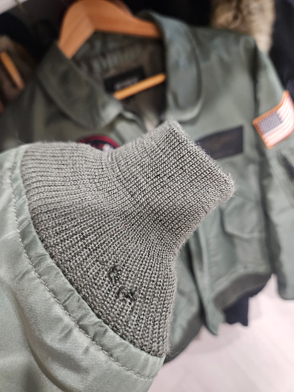 아비렉스 CWU-36P 패치 Ma-1 항공 자켓 상품이미지4