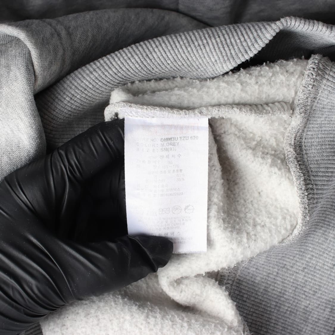 디키즈 시그니처 로고 기모 후드 집업 그레이 S-M 상품이미지6