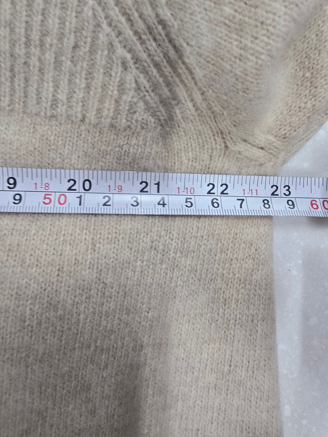 지컷 베이지 롱 가디건 캐시미어혼방 ㅡ프리 상품이미지7